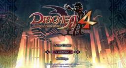 Disgaea 4: A Promise Revisited Title Screen